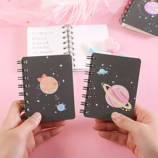 Cute Whimsical Mini Space Pocket Notebook for the Kid in You
