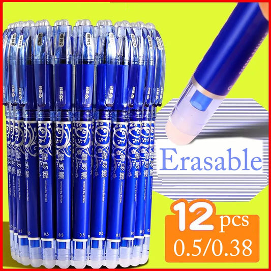 12 pcs Erasable Gel Pen